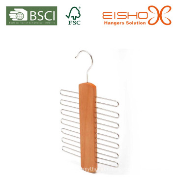 Natural Wood Hanger for Ties and Belts (MP03-2)